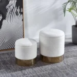 G06 Round Ottoman Set with Storage by Artisan furniture - Image 3