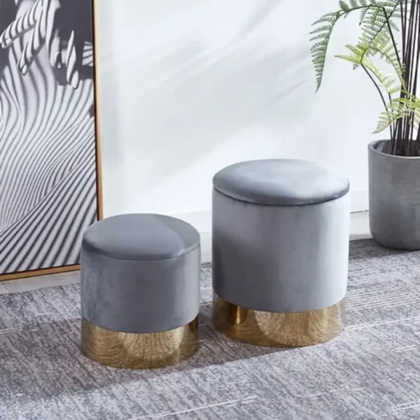 G06 Round Ottoman Set with Storage by Artisan furniture - Image 4