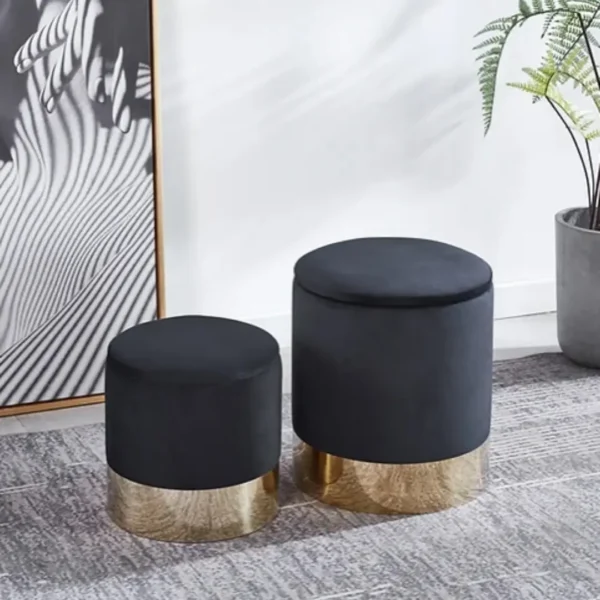 G06 Round Ottoman Set with Storage by Artisan furniture - Image 6