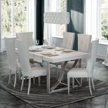 High Gloss Lacquer, Mat Kiu Dining Room Set