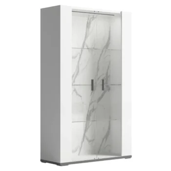 High Gloss Lacquer Carrara 2 Door China