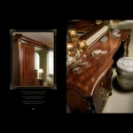 Donatello Italian Bedroom Set in Walnut Finish