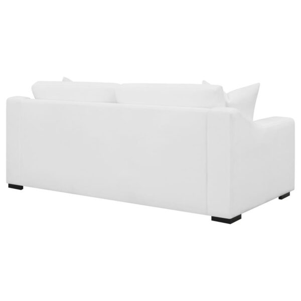 Ashlyn Upholstered Sloped Arms Sofa White 509891 by Coaster Furniture 13