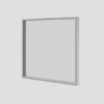 Mat Majesty White Bedroom Set with Light and Kiu Cases