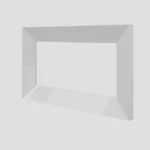 Mat Majesty White Bedroom Set with Light and Carmen Cases