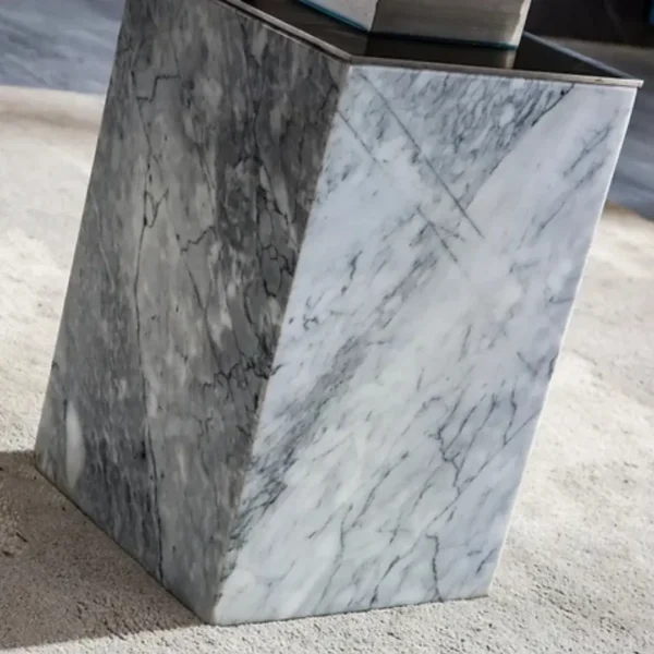 ET306BMW Marble End Table by Artisan Furniture - Image 2