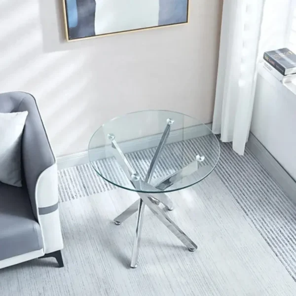 ET616 Glass Top End Table by Artisan Furniture - Image 2