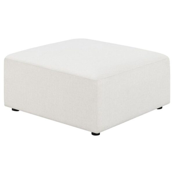 Freddie Upholstered Square Ottoman Pearl 551643 By Coaster Furniture | Mobilia Cleopatra Freddie upholstered square ottoman pearl 551643 by coaster furniture