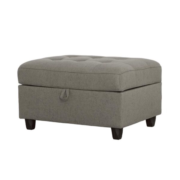 Stonenesse Tufted Storage Ottoman Grey 500414 By Coaster Furniture | Mobilia Cleopatra Stonenesse tufted storage ottoman grey 500414 by coaster furniture