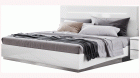 Onda Bed Qs LEGNO WHITE **frame not included**