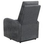 Tufted Upholstered Power Lift Recliner Charcoal 609403P by Coaster Furniture 41