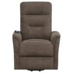 Power Lift Recliner with Storage Pocket Brown 609404P by Coaster Furniture 38