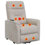 Power Lift Recliner with Storage Pocket Beige 609405P by Coaster Furniture 39