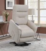 Power Lift Recliner with Storage Pocket Beige 609405P by Coaster Furniture 33