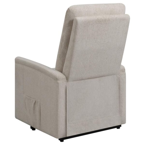 Power Lift Recliner with Storage Pocket Beige 609405P by Coaster Furniture 21