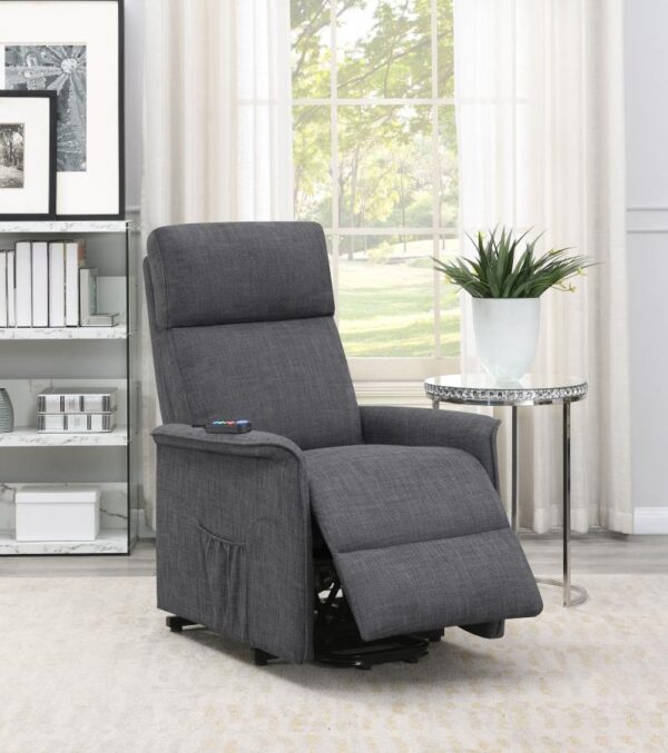 Power Lift Recliner with Wired Remote Charcoal 609406P by Coaster Furniture 18