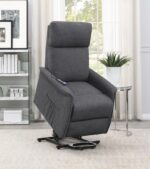 Power Lift Recliner with Wired Remote Charcoal 609406P by Coaster Furniture 33