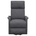 Power Lift Recliner with Wired Remote Charcoal 609406P by Coaster Furniture 34