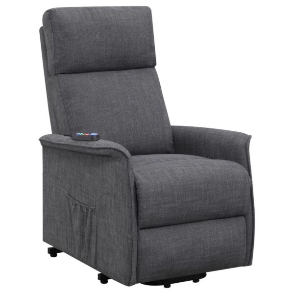 Power Lift Recliner with Wired Remote Charcoal 609406P by Coaster Furniture 22
