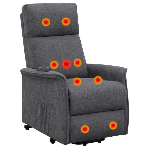 Power Lift Recliner with Wired Remote Charcoal 609406P by Coaster Furniture 26