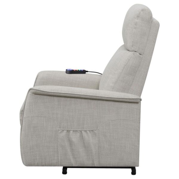 Power Lift Recliner with Wired Remote Beige 609407P by Coaster Furniture 24