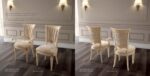 Aida Arm Chair Ivory i24071 By ESF Furniture Dining Chair & Bench Mobilia Cleopatra 11 Aida Arm Chair Ivory i24071 By ESF Furniture 11