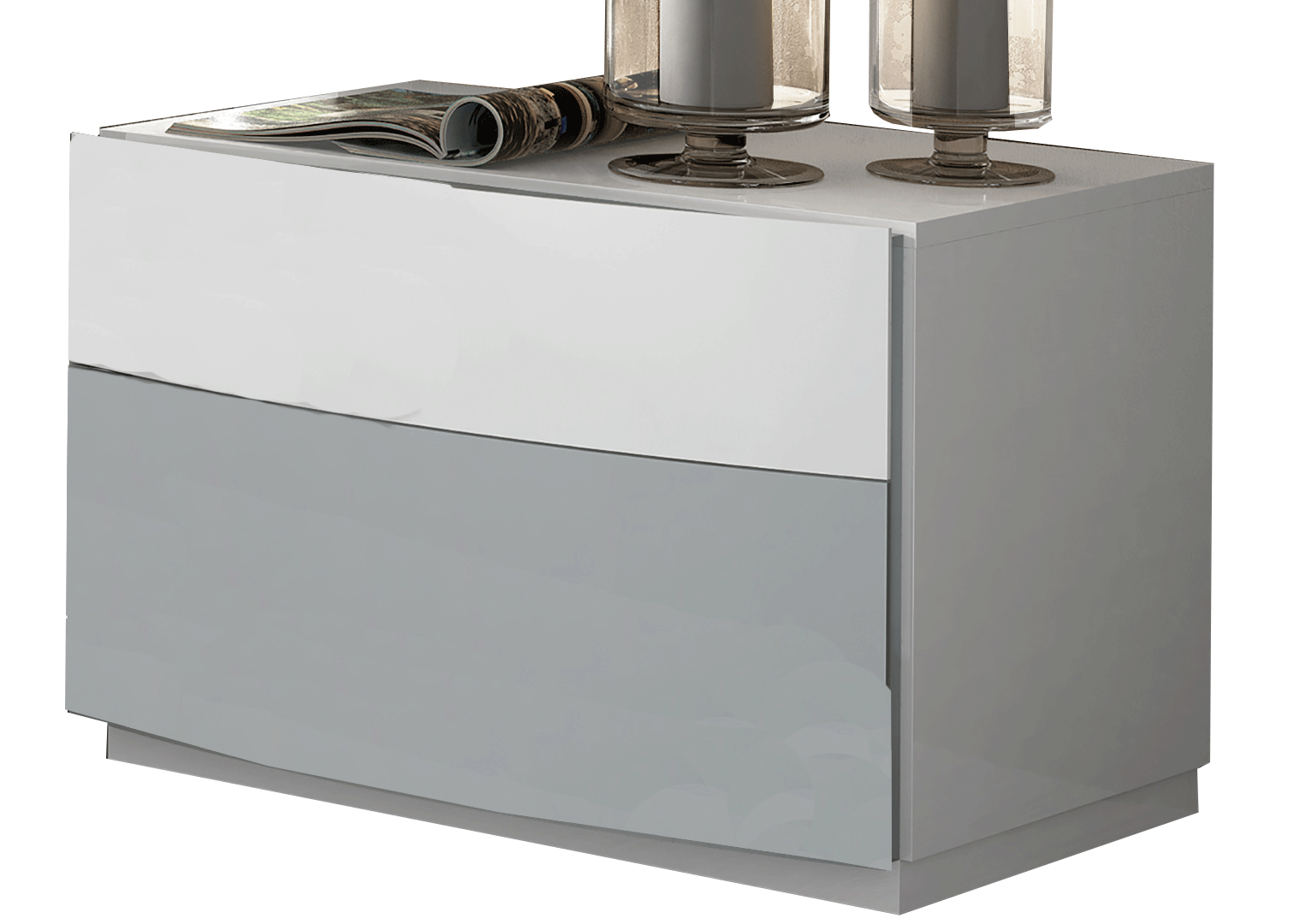 High Gloss Lacquer Ronda Nightstand i26047 By ESF Furniture