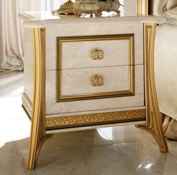 High Gloss Lacquer, Mat Melodia Nightstand i11512 By ESF Furniture