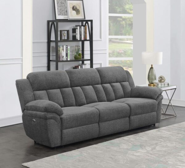 Bahrain Upholstered Power Sofa Charcoal 609541P by Coaster Furniture 9