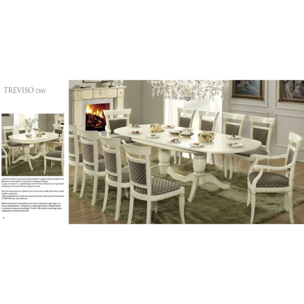 Treviso Chairs White Ash