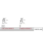 Treviso Chairs White Ash