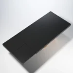 Shiny Wave Dining Table Dark Grey