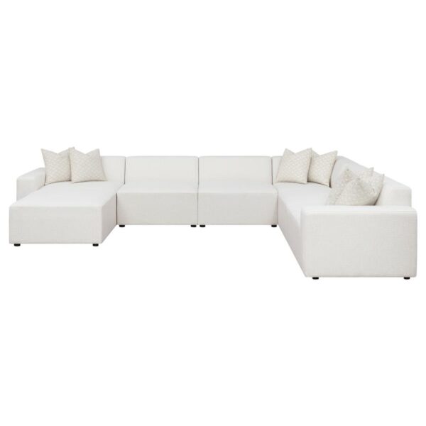 Freddie Upholstered Tight Back LAF Chair Pearl 551644LAF by Coaster Furniture 20
