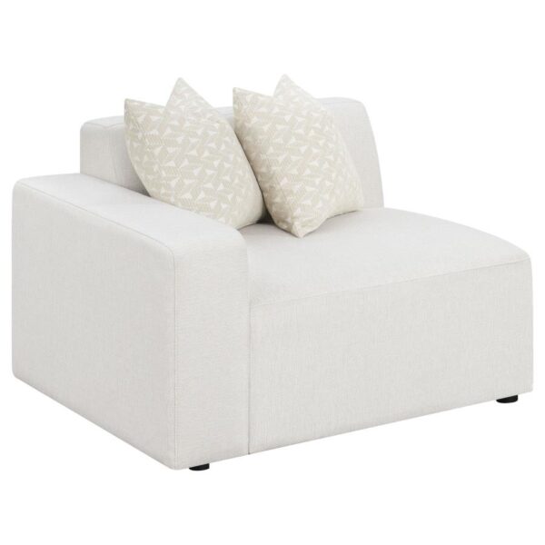 Freddie Upholstered Tight Back Laf Chair Pearl 551644Laf By Coaster Furniture | Mobilia Cleopatra Freddie Upholstered Tight Back LAF Chair Pearl 551644LAF by Coaster Furniture