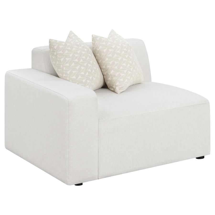 Freddie Upholstered Tight Back LAF Chair Pearl 551644LAF by Coaster Furniture