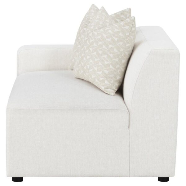 Freddie Upholstered Tight Back LAF Chair Pearl 551644LAF by Coaster Furniture 17