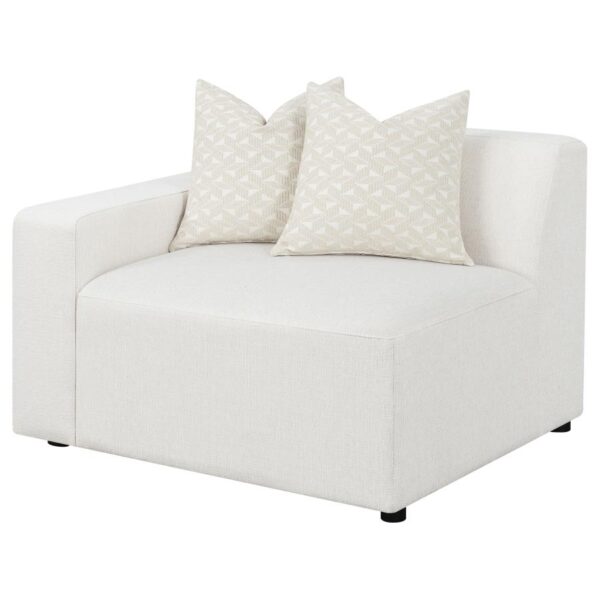 Freddie Upholstered Tight Back LAF Chair Pearl 551644LAF by Coaster Furniture 16