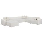 Freddie Upholstered Corner Pearl 551642 by Coaster Furniture Sectional Sofas Mobilia Cleopatra 23 Freddie Upholstered Corner Pearl 551642 by Coaster Furniture 23