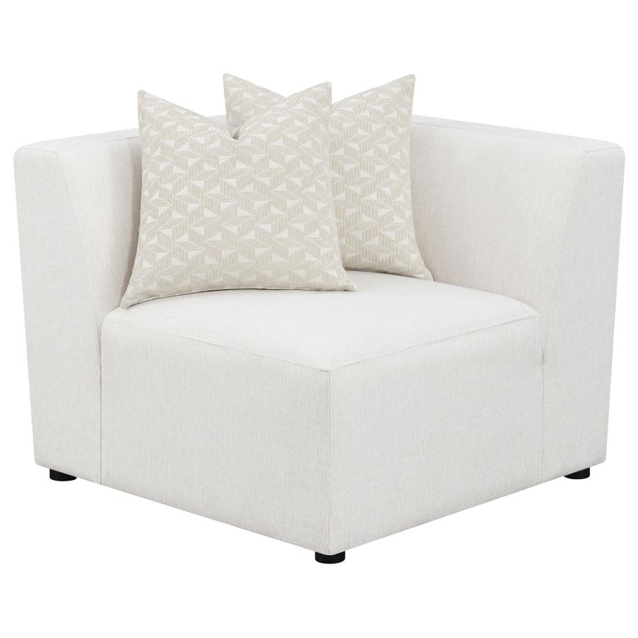 Freddie Upholstered Corner Pearl 551642 by Coaster Furniture