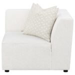 Freddie Upholstered Corner Pearl 551642 by Coaster Furniture Sectional Sofas Mobilia Cleopatra 22 Freddie Upholstered Corner Pearl 551642 by Coaster Furniture 22