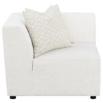 Freddie Upholstered Corner Pearl 551642 by Coaster Furniture Sectional Sofas Mobilia Cleopatra 20 Freddie Upholstered Corner Pearl 551642 by Coaster Furniture 20