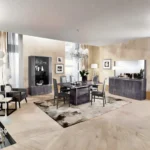 High Gloss Lacquer Oxford Dining Set