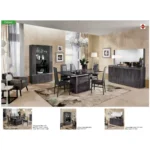 High Gloss Lacquer Oxford Dining Set