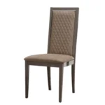 High Gloss Lacquer Platinum Rombi Chair