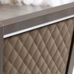 High Gloss Lacquer Platinum Rombi Chair