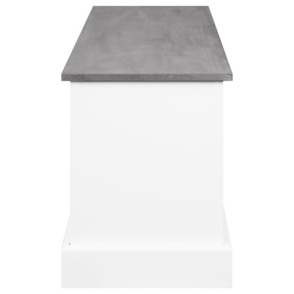 3-drawer Storage Bench White and Weathered Grey 501196 by Coaster Furniture 14