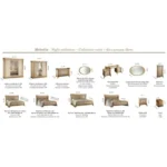 Melodia Beige Bedroom Furniture Set By ESF Furniture