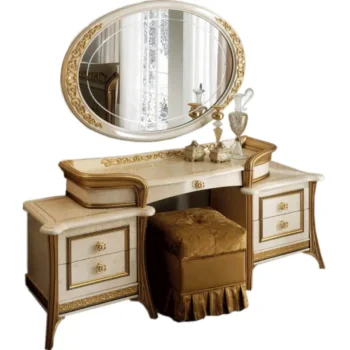 High Gloss Lacquer, Mat Melodia Dressers with Mirrors