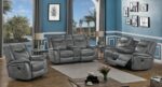 Conrad Upholstered Motion Loveseat Cool Grey 650355 by Coaster Furniture Luxury Loveseats Mobilia Cleopatra 32 Conrad Upholstered Motion Loveseat Cool Grey 650355 by Coaster Furniture 32