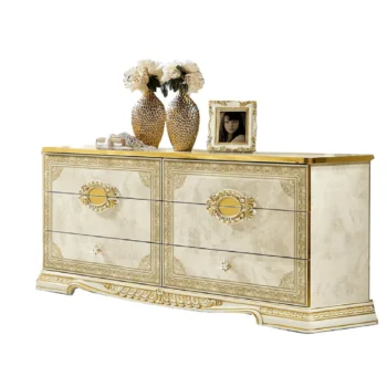 High Gloss Lacquer Leonardo Double Dresser